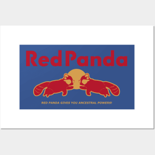 Red Panda Ancestral Drink Posters and Art